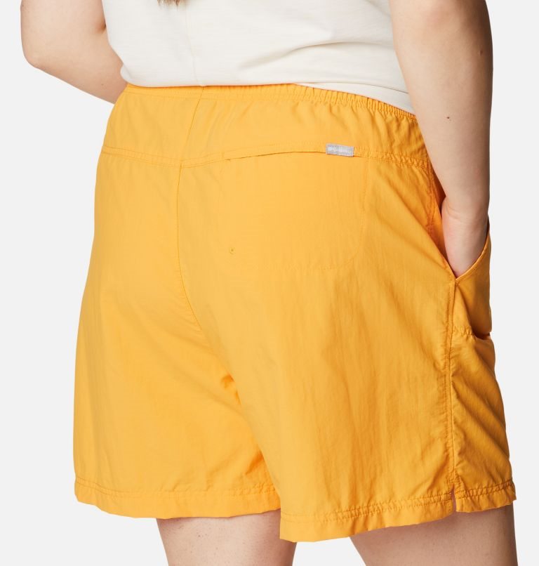 Women's Columbia Sandy River Shorts Mango | Plus Size CA-C01A5